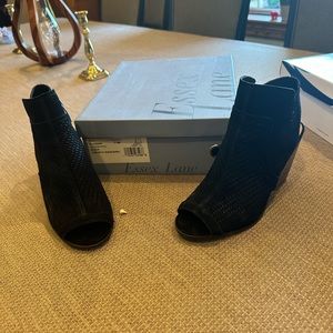 Size 7.5 black booties